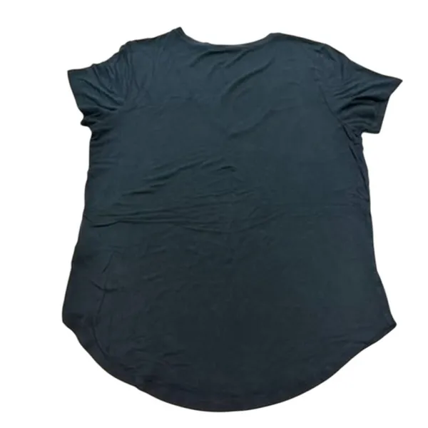 Abercrombie & Fitch V-Neck Soft A&F Drapey in Black, Size L - Image 3