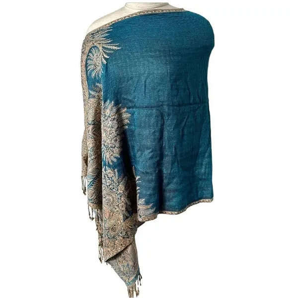 Blue shawl Blue - Image 11