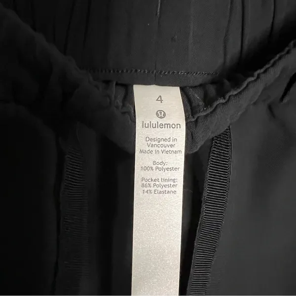 Lululemon‎ On The Fly Athleisure Black Pull On Tie Front Skirt - Image 6