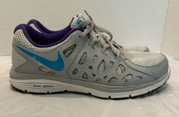 Nike Women’s Nike Dual Fusion Run 2 Gray Size 9.5 - Image 2