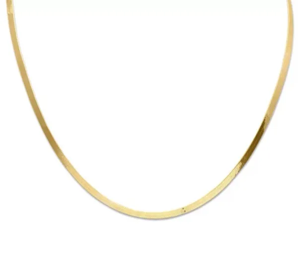 Boutique Snake Chain Necklace Gold - Image 2