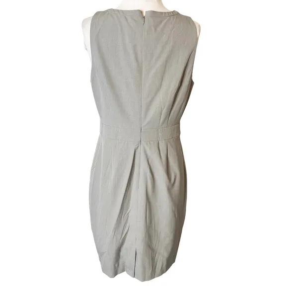 NWT J by J. Crew Sleeveless Sheath‎ Grey Dress sz 8 petite - Image 2