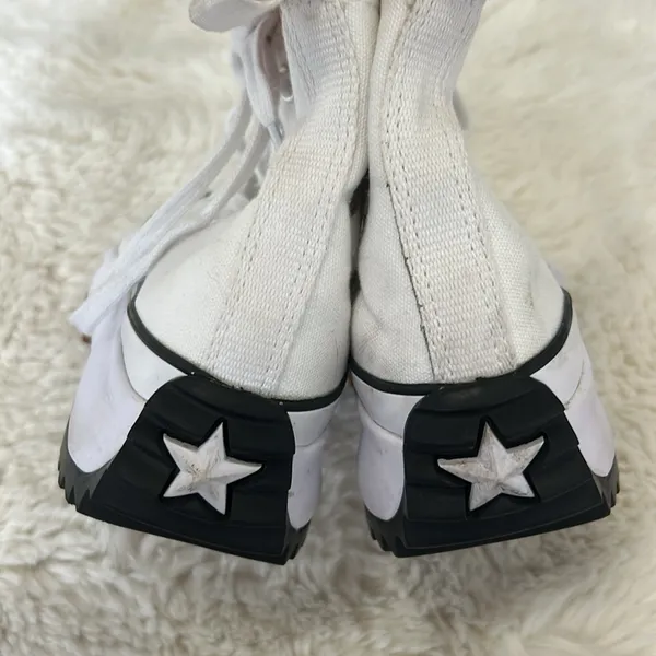 Converse Run Star Hike Lugged Hi Sneakers White - Image 8
