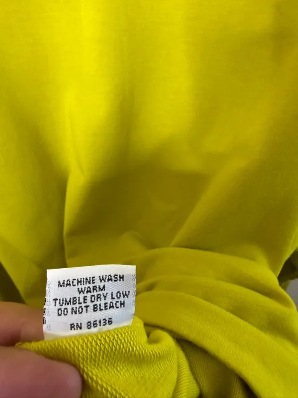 Bryn Walker Alden Shirt in Bamboo‎ Fleece Yellow Womens Size S - Image 8