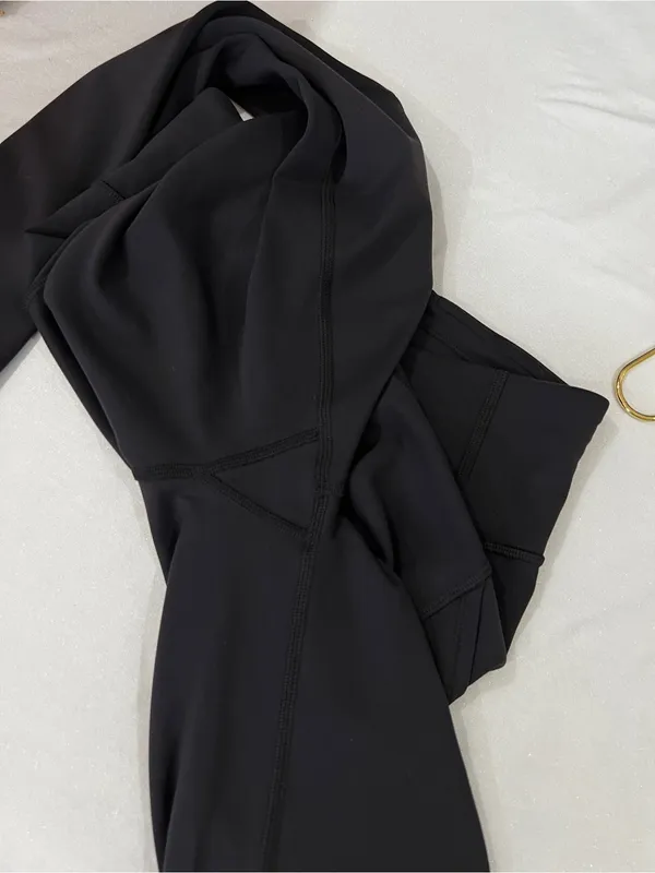 Lululemon Invigorate High-Rise Legging Pants Crop 23" Size 4 Black - Image 9