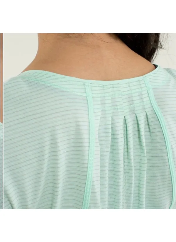 Lululemon Track Tee Heathered Fresh Teal / Fresh Teal - Image 6