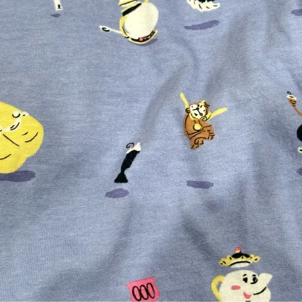 Munki Munki Beauty and the Beast Pajama Pants Capris Women’s Medium - Image 3