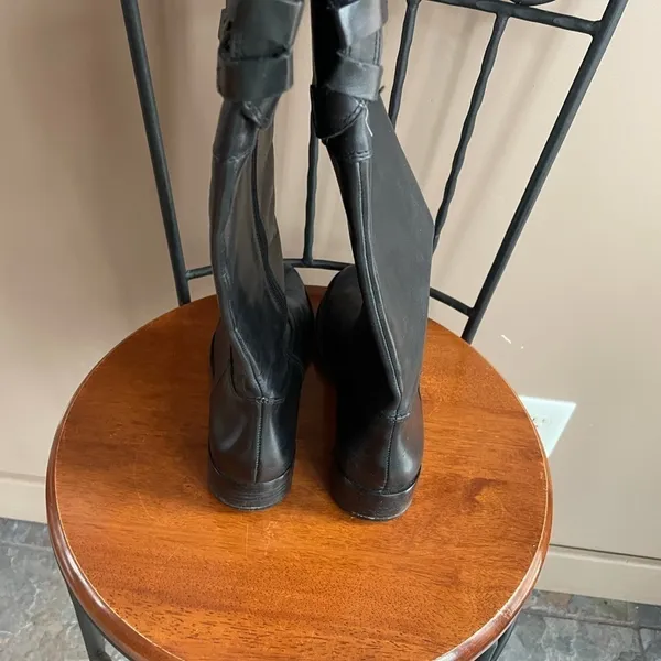 Corso Como Geneva Leather Riding Boots in Black‎ size 8 - Image 6