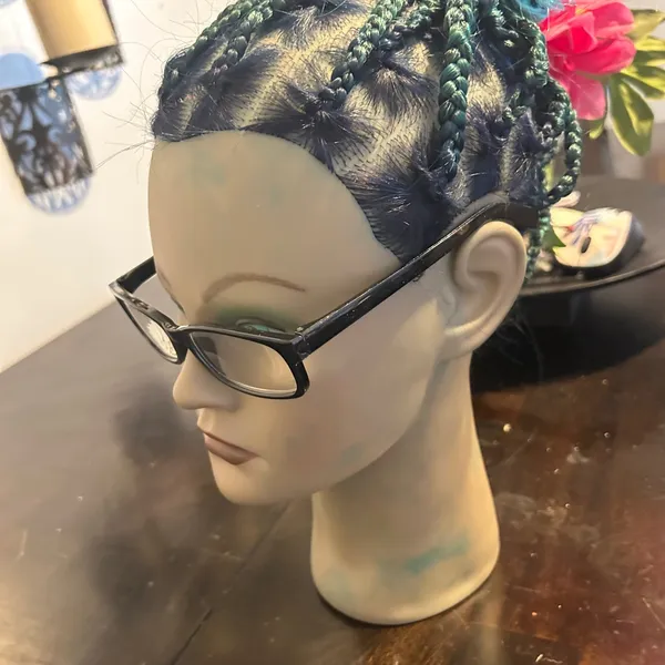 Black Rectangular Glasses Readers 3.25 unisex - Image 3