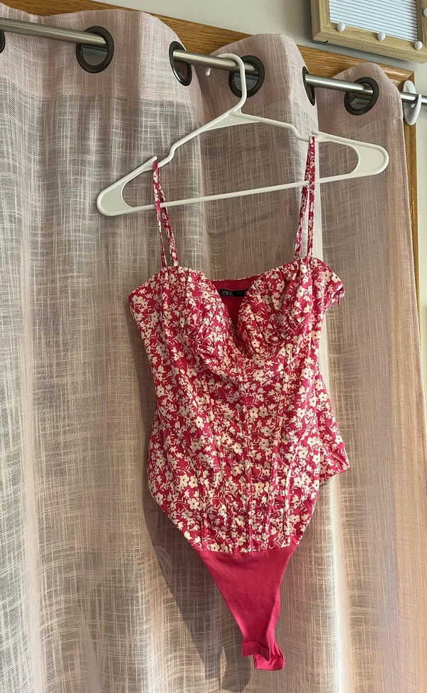 ZARA Pink Bodysuit - Image 2
