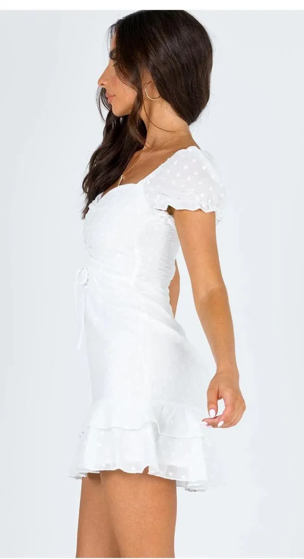 White Princess Polly Dress Mini - Image 2