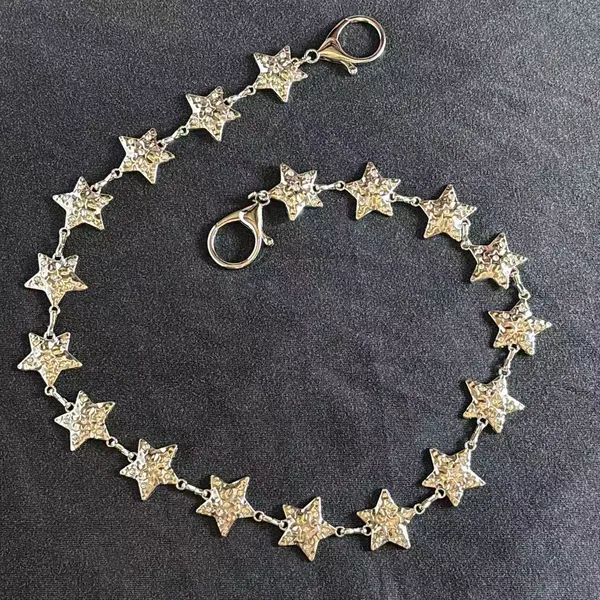 Star Pants Chain for Men Women,Jeans Chain,Keys Chain,Biker Wallet Chain,Streetwear Punk Hip Hop Unisex Style - Image 2