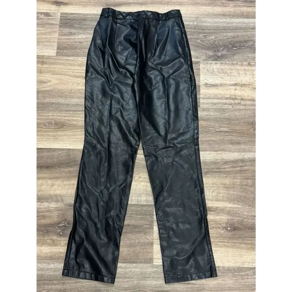 White Fox Hopeful For Today Faux Leather Pants Women’s Medium - Image 4