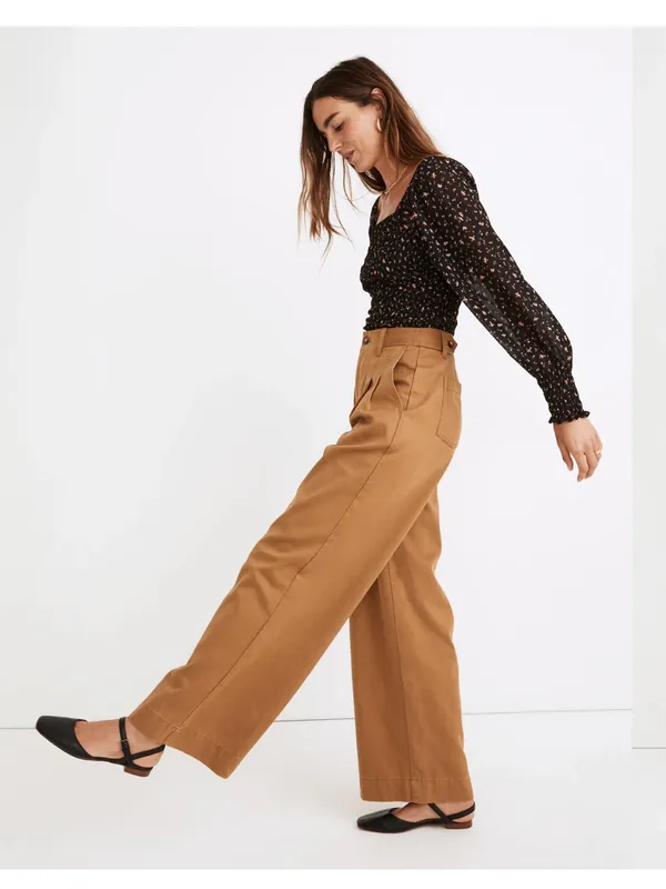 Madewell Corwin Pleated Straight Pants - Image 2