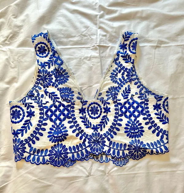 Crop top Size M White Size M - Image 2