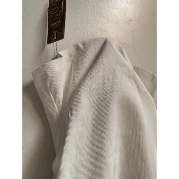 NWT OGL Plantive Chic Square Neck Ruched Rib Bra Tank Top White Size Medium - Image 5