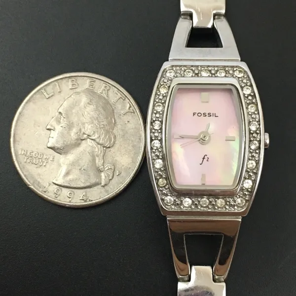 Vintage Fossil Stainless Strap Watch - Image 6