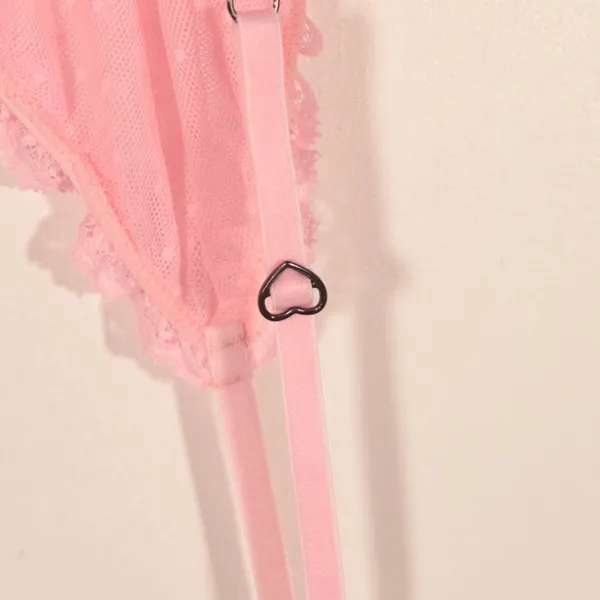 NWT Free People Heart to Heart Mini Slip in Pink Size Large - Image 11
