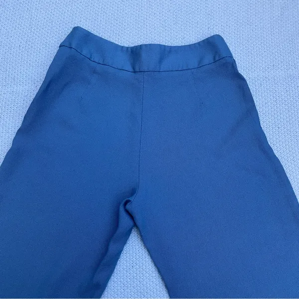 Zara High-Rise Wide-Leg Pants in Deep Blue - Image 7