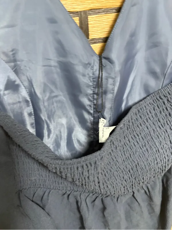 Hunter & brown blue/gray halter top/vest size large Blue - Image 4