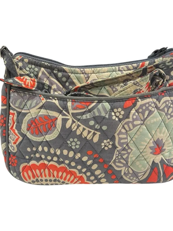 Vera Bradley Nomadic Floral Quilted Crossbody Bag Retired Pattern Zipper Purse - Image 2