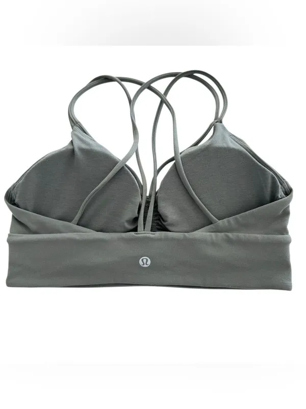 Lululemon Full Expression Bra Grey Sage Size 8 - Image 6