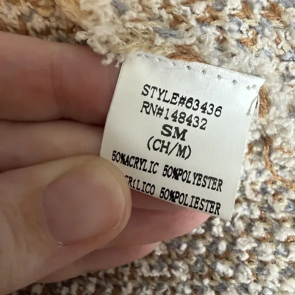 Magnolia Boutique Womens Size Small Cream Southwestern Open Front Cardigan Boho - Image 5
