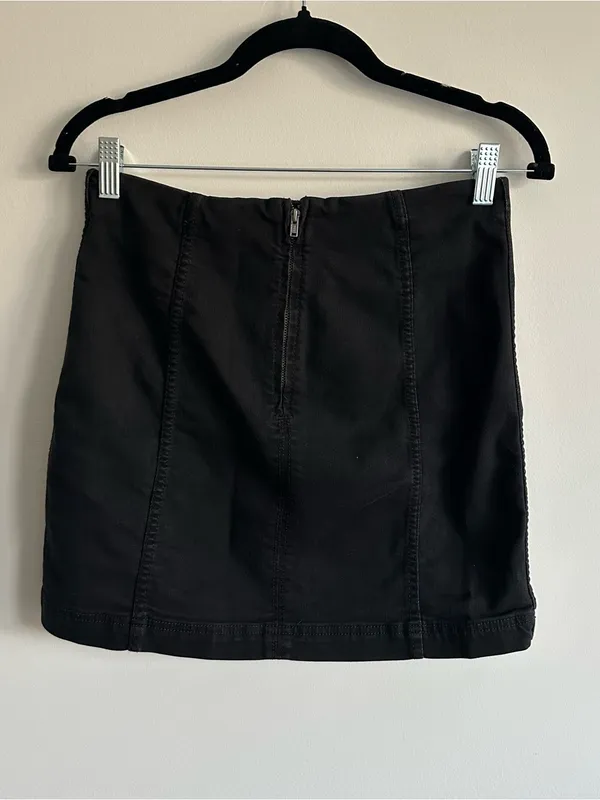 Free People Modern Femme Black Skirt - Image 5