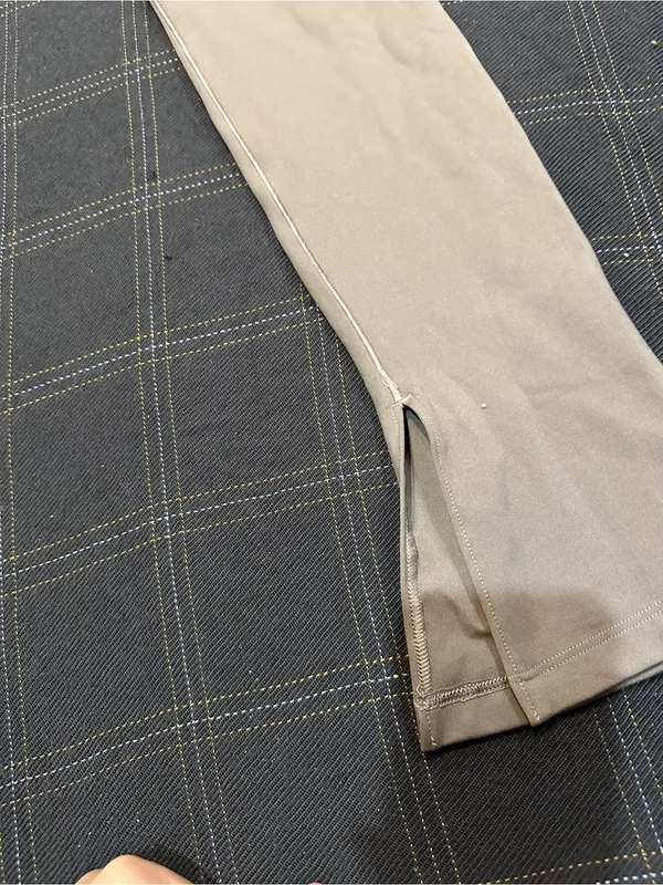 GAP Taupe Boot Cut & Flare Active Leggings - Image 2