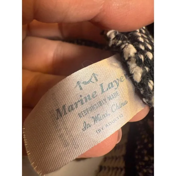 Marine Layer Birdseye Knit Cardigan Sweater Women’s Size XS - Image 6