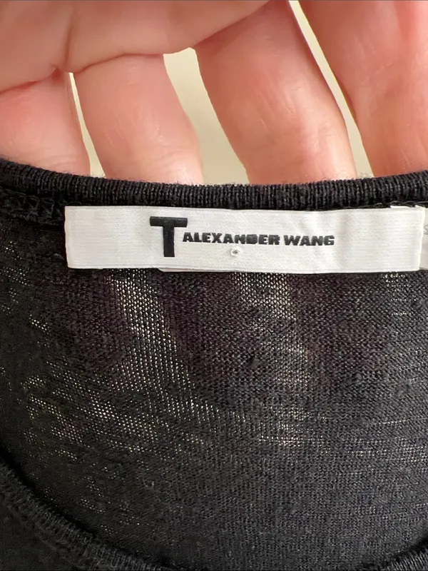Alexander Wang linen tank top Black Size XS - Image 4