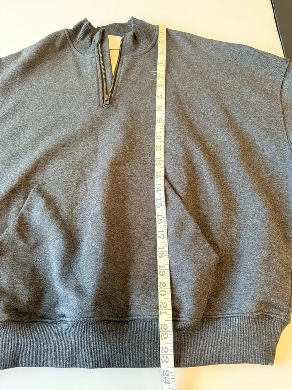 Gymshark REST DAY sweats 1/2 zip pullover sweatshirt size S, NWOT - Image 5
