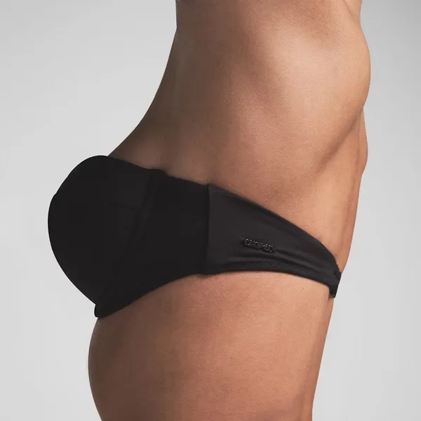 Skims Strapless Underwire Bikini Top Onyx Size XS - Image 2