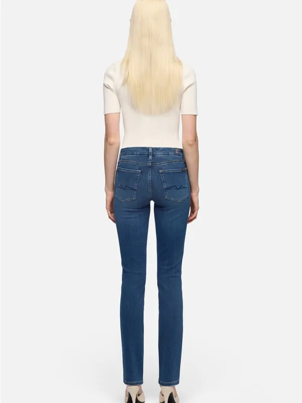Seven For‎ All Mankind Kimmie Straight Denim Jeans - Image 3
