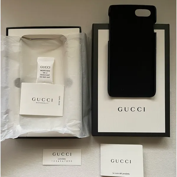 NWT Authentic Gucci Black Tiger 'L'Aveugle Par Amour' iPhone 7/8 Case - Image 3