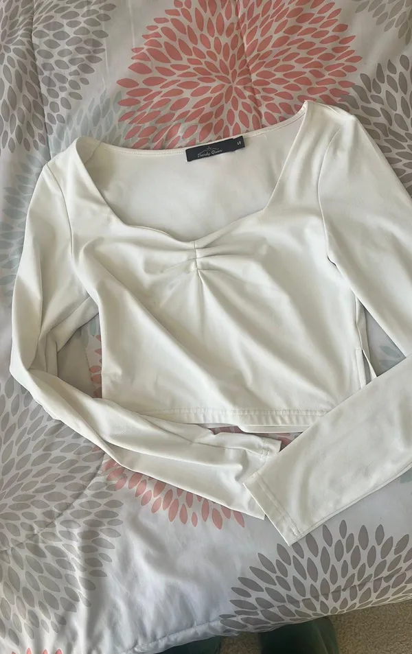 White Sweetheart Long Sleeve - Image 2