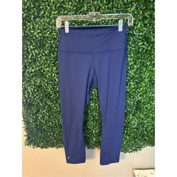 NoBull Project Blue Cropped Leggings Sz Medium Blue - Image 2