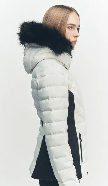 Zara ski puffer jacket skiing coat feathers down fitted winter coat - Image 5