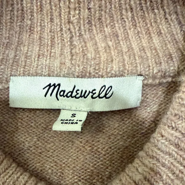 Madewell Wool Redmond Mockneck Pocket Sweater in Colorblock - Image 4