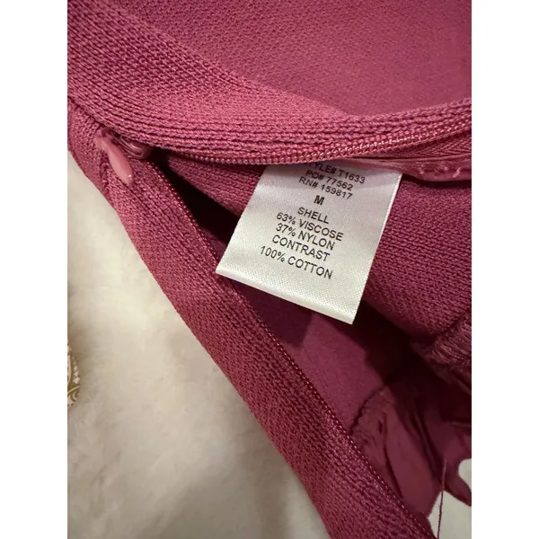 Altar'd State NWT Berry Purple Corset Style Ruffle Hem Tube Top Womens Medium - Image 9