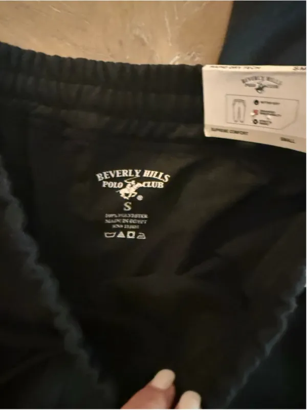 Beverly Hills Polo Club Black Joggers Size Small - Image 5