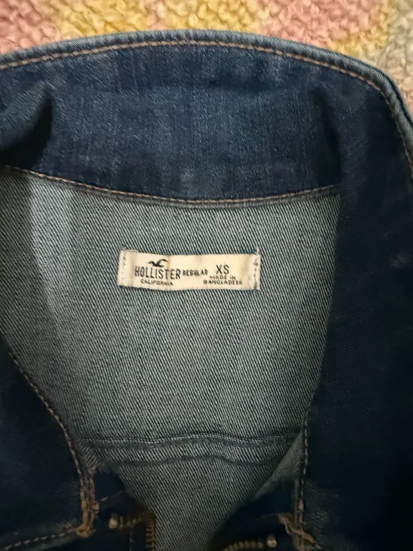 H&M Denim Front Zip Mini Dress - Image 3