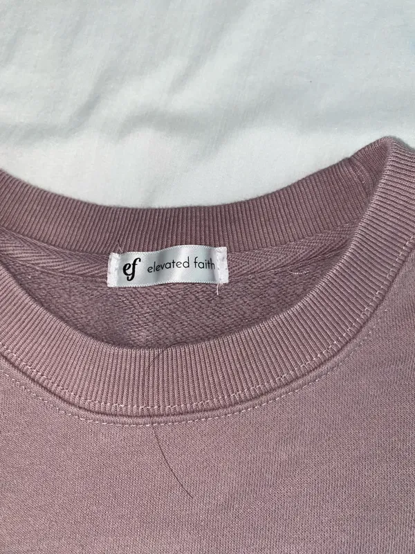 Faith Crewneck Purple - Image 4