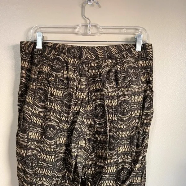 Free People size 8‎ stretchy brown and black pants - Image 4