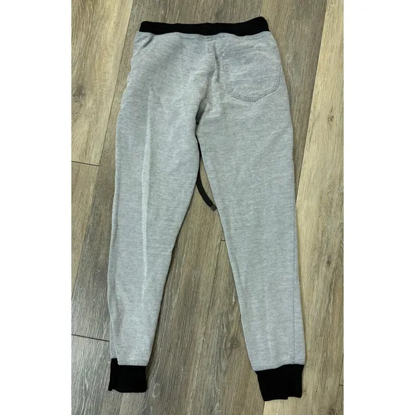 Rag & Bone Jogger Sweatpants XS Gray Black Trim Drawstring Athleisure - Image 2