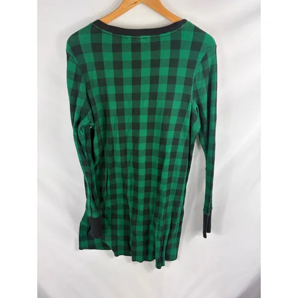 Victorias Secret Green Black Gingham Nightgown Size Large - Image 4