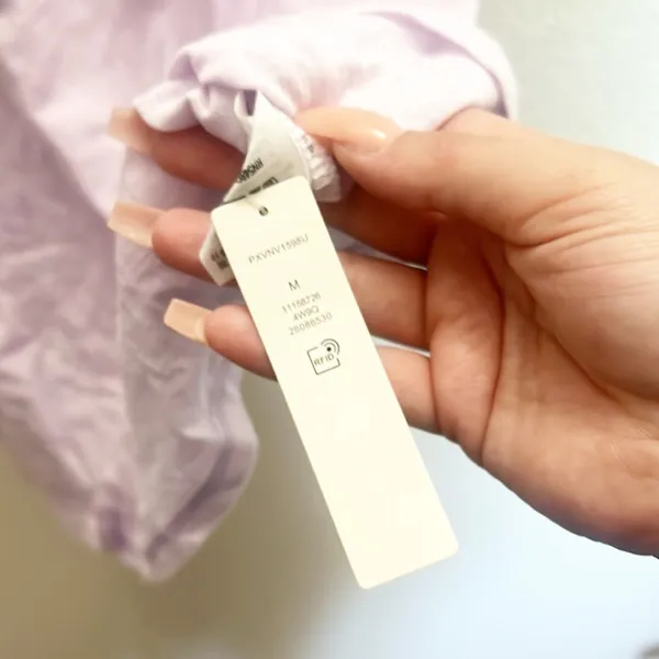 PINK Victorias Secret cotton purple mini logo short sleeve t-shirt new - Image 5