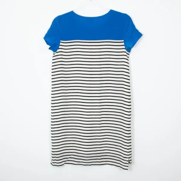Joie‎ Momsen Short Sleeve Striped Silk Shift Dress Womens Size XS - Image 9
