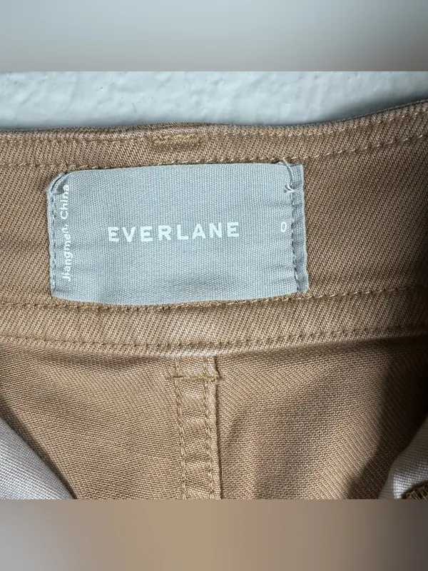 Everlane The Way-High twill shorts SZ:0 - Image 10