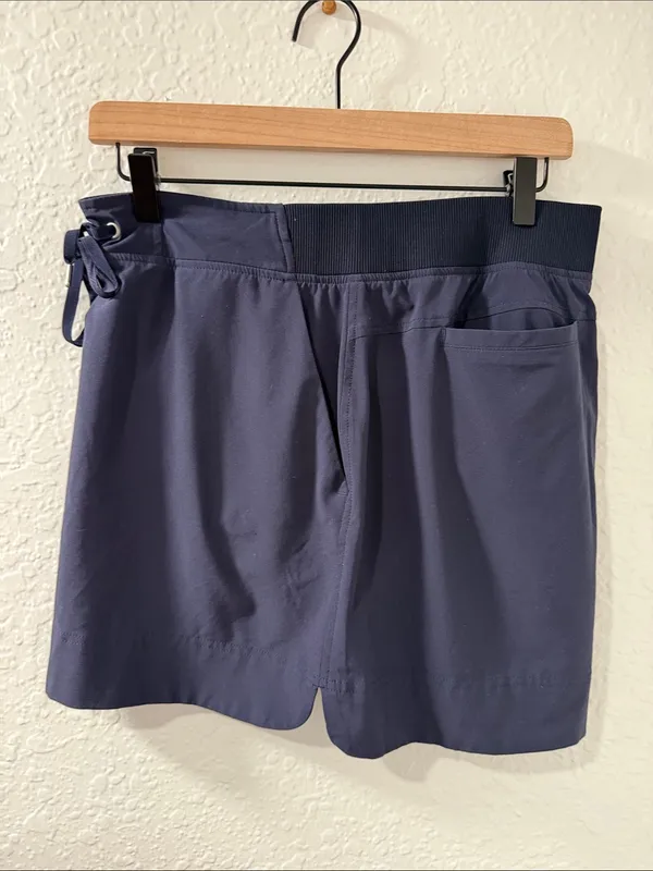 ATHLETA Navy Blue Athletic Skort w Mesh Shorts Size 6 - Image 8
